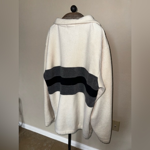 Vintage Nautical wool quarter zip fleece - Picture 4 of 5